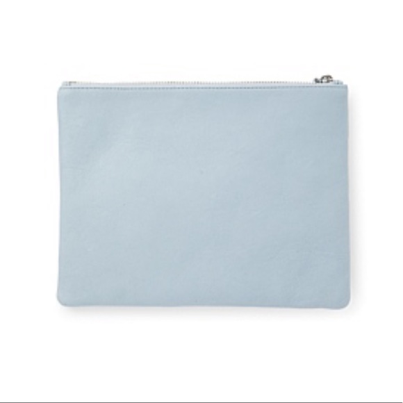 Country Road Cindy Large Pouch in Pale Blue - Picture 2 of 15